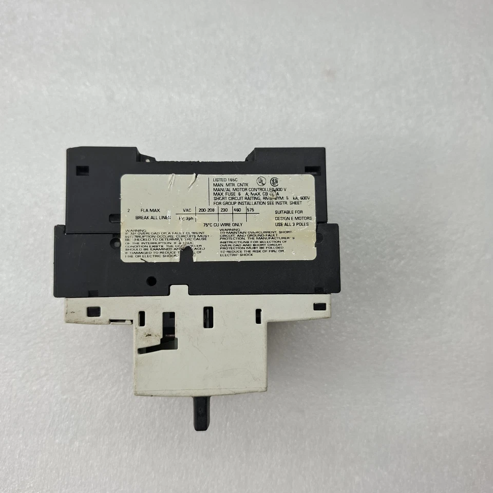 SIEMENS SIRIUS 3R 3RV1321-1BC10 WITH 3RV1901-1A